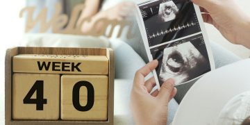 your baby is the size of a watermelon at 40 weeks!