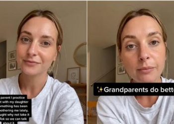 El vídeo viral de una madre que no quiere que nadie bese o abrace a su hija, incluidos los abuelos